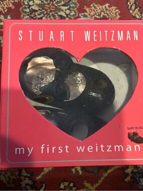 Stuart Weitzman Baby Box in Bright Pink